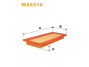 WIX FILTERS WA6210 oro filtras 
 Techninės priežiūros dalys -> Techninės priežiūros intervalai
PN1113Z00, PN1113Z40, PN1113Z409A