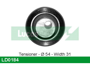 LUCAS ENGINE DRIVE LD0184 įtempiklio skriemulys, paskirstymo diržas
4273241