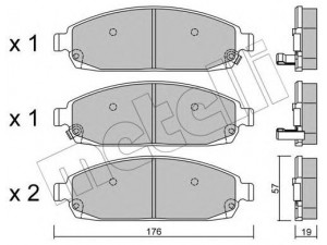 METELLI 22-0719-0 stabdžių trinkelių rinkinys, diskinis stabdys 
 Techninės priežiūros dalys -> Papildomas remontas
05080868AA, 05080868AC, 5080868AA