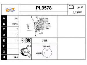 SNRA PL9578 starteris
1382290