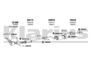 KLARIUS 361644E išmetimo sistema 
 Išmetimo sistema -> Išmetimo sistema, visa