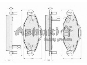 ASHUKI 1080-3112 stabdžių trinkelių rinkinys, diskinis stabdys 
 Techninės priežiūros dalys -> Papildomas remontas
04465-0D010, 16576/FEBI, 2334001/TEXTAR