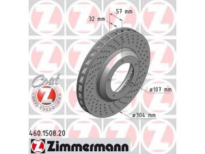 ZIMMERMANN 460.1508.20 stabdžių diskas 
 Stabdžių sistema -> Diskinis stabdys -> Stabdžių diskas
930 351 048 01, 930 351 048 02