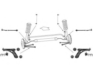 MEYLE WG0484100 vairavimo mechanizmas; rato pakaba 
 Ašies montavimas/vairavimo mechanizmas/ratai -> Prekių paieška pagal schemą