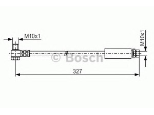BOSCH 1 987 476 095 stabdžių žarnelė 
 Stabdžių sistema -> Stabdžių žarnelės
1051091, 1071940, 97BG 2C338 AA