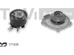 TREVI AUTOMOTIVE KD1337W paskirstymo diržo komplektas 
 Techninės priežiūros dalys -> Papildomas remontas