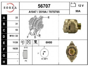 EAI 56707 kintamosios srovės generatorius
4609415