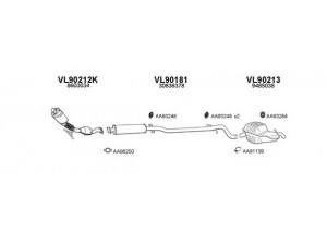 VENEPORTE 900069 išmetimo sistema