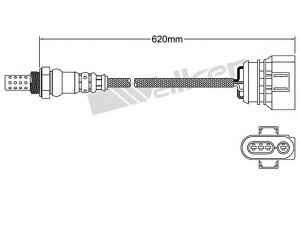 WALKER PRODUCTS 250-24395 lambda jutiklis
078 906 265 M, 078 906 265 M, 078 906 265 M