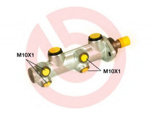 BREMBO M 86 003 pagrindinis cilindras, stabdžiai 
 Stabdžių sistema -> Pagrindinis stabdžių cilindras
010366, 24212009123, 27210013053