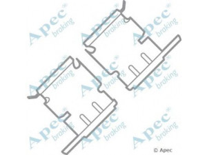 APEC braking KIT1008 priedų komplektas, stabdžių trinkelė 
 Stabdžių sistema -> Būgninis stabdys -> Dalys/priedai
