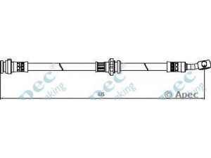 APEC braking HOS4056 stabdžių žarnelė 
 Stabdžių sistema -> Stabdžių žarnelės
46210JD005