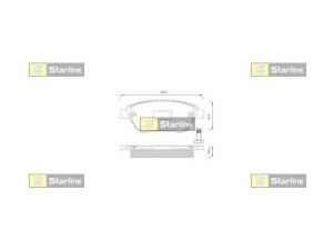 STARLINE BD S248P stabdžių trinkelių rinkinys, diskinis stabdys 
 Techninės priežiūros dalys -> Papildomas remontas
4252 35, 425235, 4253 31, 4253 70