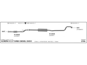 IMASAF 558000088 išmetimo sistema 
 Išmetimo sistema -> Išmetimo sistema, visa