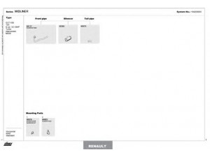 DINEX 164200003 išmetimo sistema