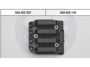 BRECAV 214.003 ritė, uždegimas
06A 905 097, 06A 905 104