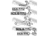 FEBEST MZBJB-TITU remonto komplektas, atrama/vairo trauklė
W628-34-541