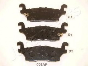 JAPANPARTS PP-003AF stabdžių trinkelių rinkinys, diskinis stabdys 
 Techninės priežiūros dalys -> Papildomas remontas
15240812