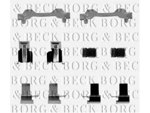 BORG & BECK BBK1161 priedų komplektas, diskinių stabdžių trinkelės 
 Stabdžių sistema -> Diskinis stabdys -> Stabdžių dalys/priedai