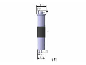 MISFAT E847 kuro filtras 
 Filtrai -> Kuro filtras
13321439407, 13327503413, 13327512017