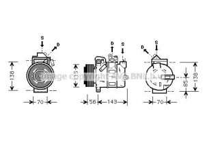 AVA QUALITY COOLING OLK357 kompresorius, oro kondicionierius 
 Oro kondicionavimas -> Kompresorius/dalys
1854097, 1854121, 24430319, 6854001