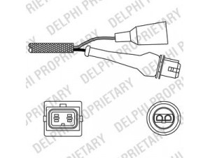 DELPHI ES10242-12B1 lambda jutiklis 
 Variklis -> Variklio elektra
7555129, 7654221, 034 906 265, 034 906 265A