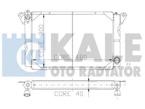 KALE OTO RADYATÖR 106800 radiatorius, variklio aušinimas 
 Aušinimo sistema -> Radiatorius/alyvos aušintuvas -> Radiatorius/dalys
7700571627, 7702189027