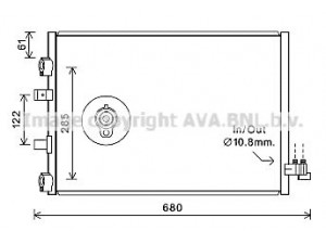 AVA QUALITY COOLING FDA5484 kondensatorius, oro kondicionierius