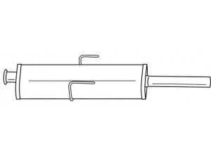 AKS DASIS SG50491 vidurinis duslintuvas