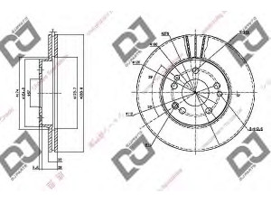 DJ PARTS BD1118 stabdžių diskas 
 Dviratė transporto priemonės -> Stabdžių sistema -> Stabdžių diskai / priedai
1244211612, 1244212712, 1294210312