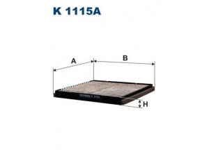 FILTRON K1115A filtras, salono oras 
 Techninės priežiūros dalys -> Techninės priežiūros intervalai
30662349, 30883952, 31369415