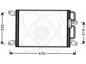 ELECTRO AUTO 30F0044 kondensatorius, oro kondicionierius 
 Oro kondicionavimas -> Kondensatorius
46440250