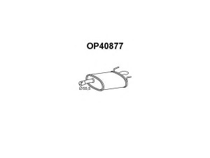 VENEPORTE OP40877 galinis duslintuvas 
 Išmetimo sistema -> Duslintuvas
13145320, 5852671, 13145320, 5852671