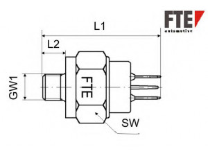 FTE H00006 stabdžių žibinto jungiklis
02966339, 7.314.005.000, 113 945 515 C