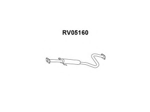 VENEPORTE RV05160 priekinis duslintuvas 
 Išmetimo sistema -> Duslintuvas
GEX33642, WCE103080EVA, GEX33642