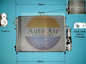 AUTO AIR GLOUCESTER 16-1314 kondensatorius, oro kondicionierius 
 Oro kondicionavimas -> Kondensatorius
8200211563