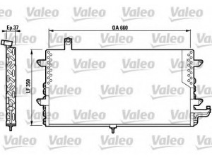 VALEO 817020 kondensatorius, oro kondicionierius 
 Oro kondicionavimas -> Kondensatorius
357820413C