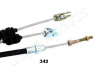 JAPANPARTS BC-342 trosas, stovėjimo stabdys 
 Stabdžių sistema -> Valdymo svirtys/trosai
DA9744150B, DA9744150C