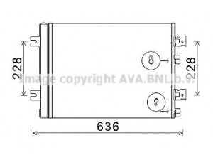 AVA QUALITY COOLING RTA5467 kondensatorius, oro kondicionierius