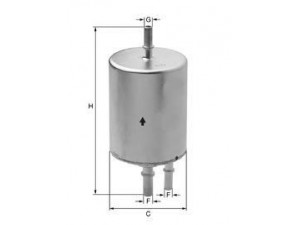 UNIFLUX FILTERS XB338 kuro filtras 
 Techninės priežiūros dalys -> Papildomas remontas
4F0 201 511 C, 4F0 201 511 E