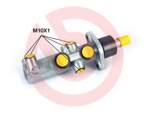 BREMBO M 61 043 pagrindinis cilindras, stabdžiai 
 Stabdžių sistema -> Pagrindinis stabdžių cilindras
4601N5, 9949588, 4601N5, 010717