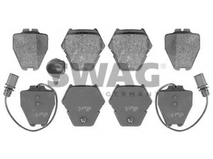 SWAG 30 11 6218 stabdžių trinkelių rinkinys, diskinis stabdys 
 Techninės priežiūros dalys -> Papildomas remontas
4B3 698 151 B