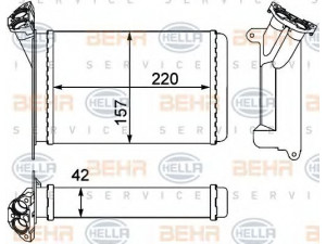 HELLA 8FH 351 000-511 šilumokaitis, salono šildymas 
 Šildymas / vėdinimas -> Šilumokaitis
1 368 875, 64 11 1 368 875, 64 11 8 391 363