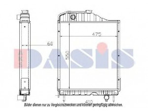 AKS DASIS 440306N radiatorius, variklio aušinimas