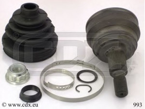 CDX 993 jungčių komplektas, kardaninis velenas 
 Ratų pavara -> Sujungimai/komplektas
1J0498099B, 357498099EX