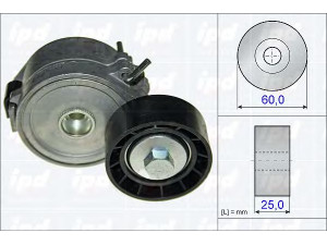 IPD 15-3673 įtempiklio svirtis, V formos rumbuotas diržas 
 Diržinė pavara -> V formos rumbuotas diržas/komplektas -> Įtempiklis
5751E9, 9656363380, 5751E9