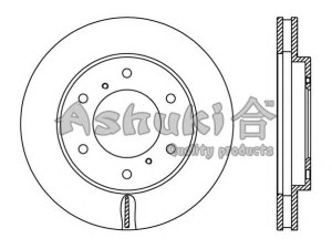 ASHUKI 0990-1605 stabdžių diskas 
 Stabdžių sistema -> Diskinis stabdys -> Stabdžių diskas
60-05-534/ASHIKA, DI-534/JAPANPARTS