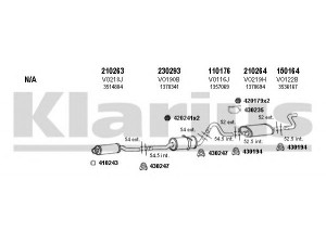 KLARIUS 960171E išmetimo sistema