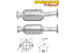 MAGNAFLOW 85876D katalizatoriaus keitiklis 
 Išmetimo sistema -> Katalizatoriaus keitiklis
855065, 855145