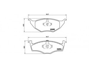 BREMBO P 85 055 stabdžių trinkelių rinkinys, diskinis stabdys 
 Techninės priežiūros dalys -> Papildomas remontas
6E0698151, 6EO698151